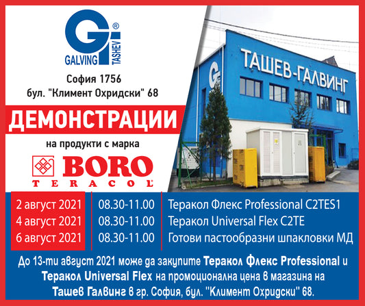 Демонстрация в магазина на Ташев Галвинг