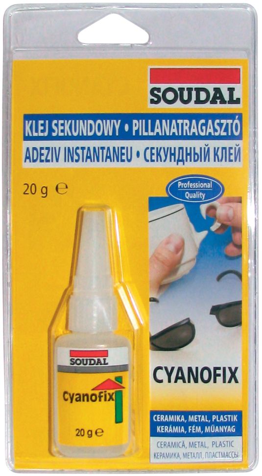 Моментно лепило SuperFix/Cyanofix/SuperGlue - 3г