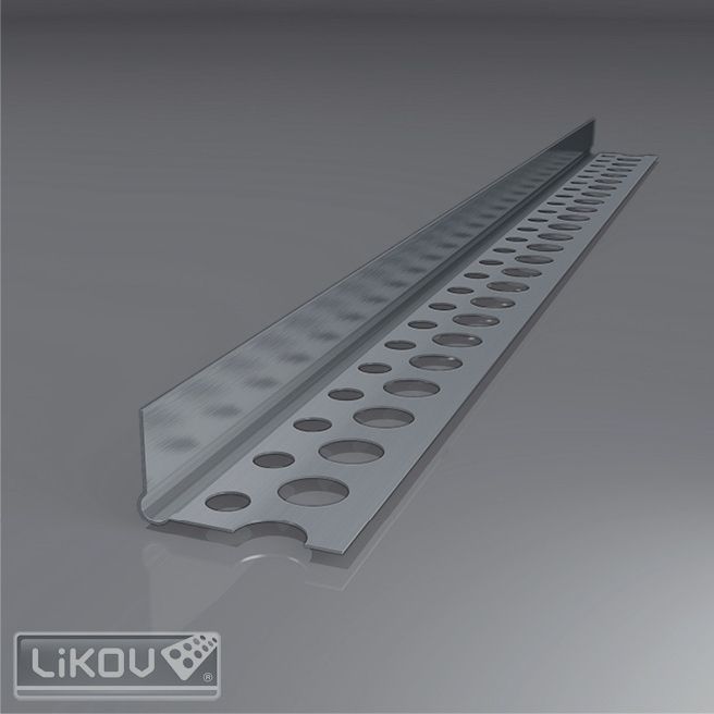 Алуминиев полуъгъл 20x12мм Likov 2