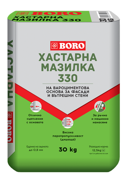 Хастарна мазилка 330 - 30 кг.