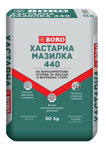 Хастарна мазилка 440 - 30 кг.