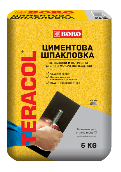 Теракол Циментова Шпакловка - сива