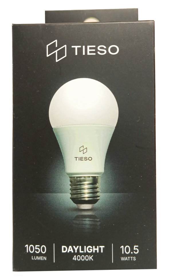 Tieso LED Лампа A60 10.5W E27 4000K DOBdriverNewErpRoHs